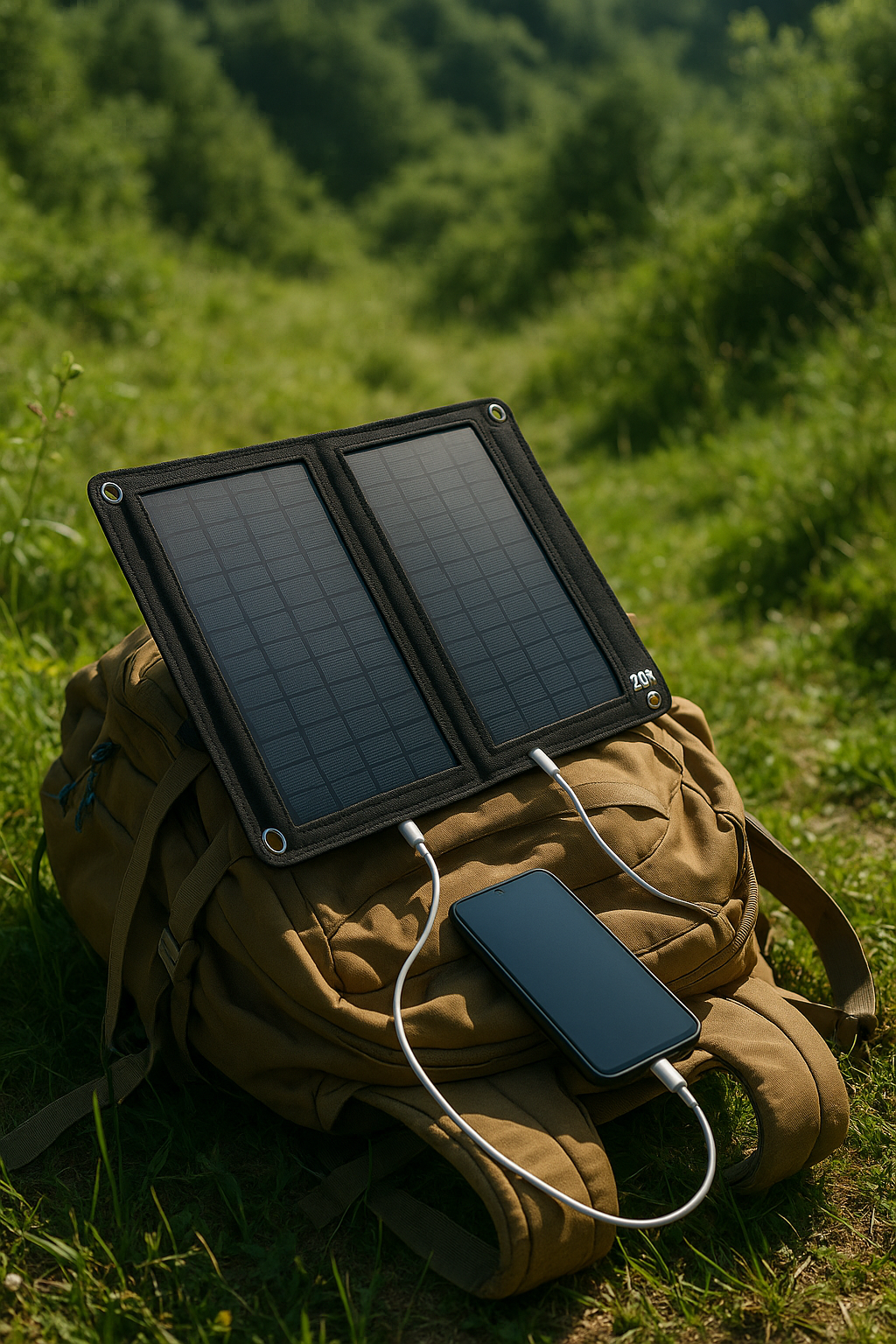 Cargador solar plegable 20W