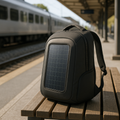 Mochila antirrobo con panel solar