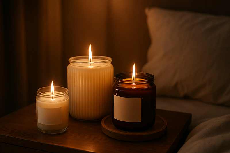 Velas aromáticas afrodisíacas